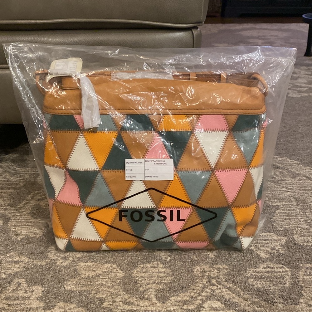 NWT Fossil Gigi Drawstring Shoulder Bag - Picture 5 of 9